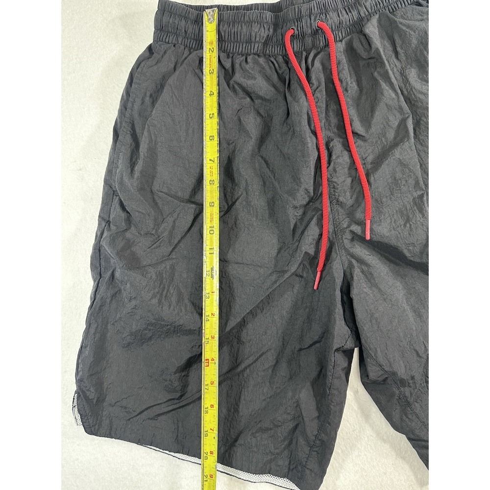 Jordan Brand Men's Black Athletic Shorts Size Large Mesh Lined Logo Print - Picture 4 of 8